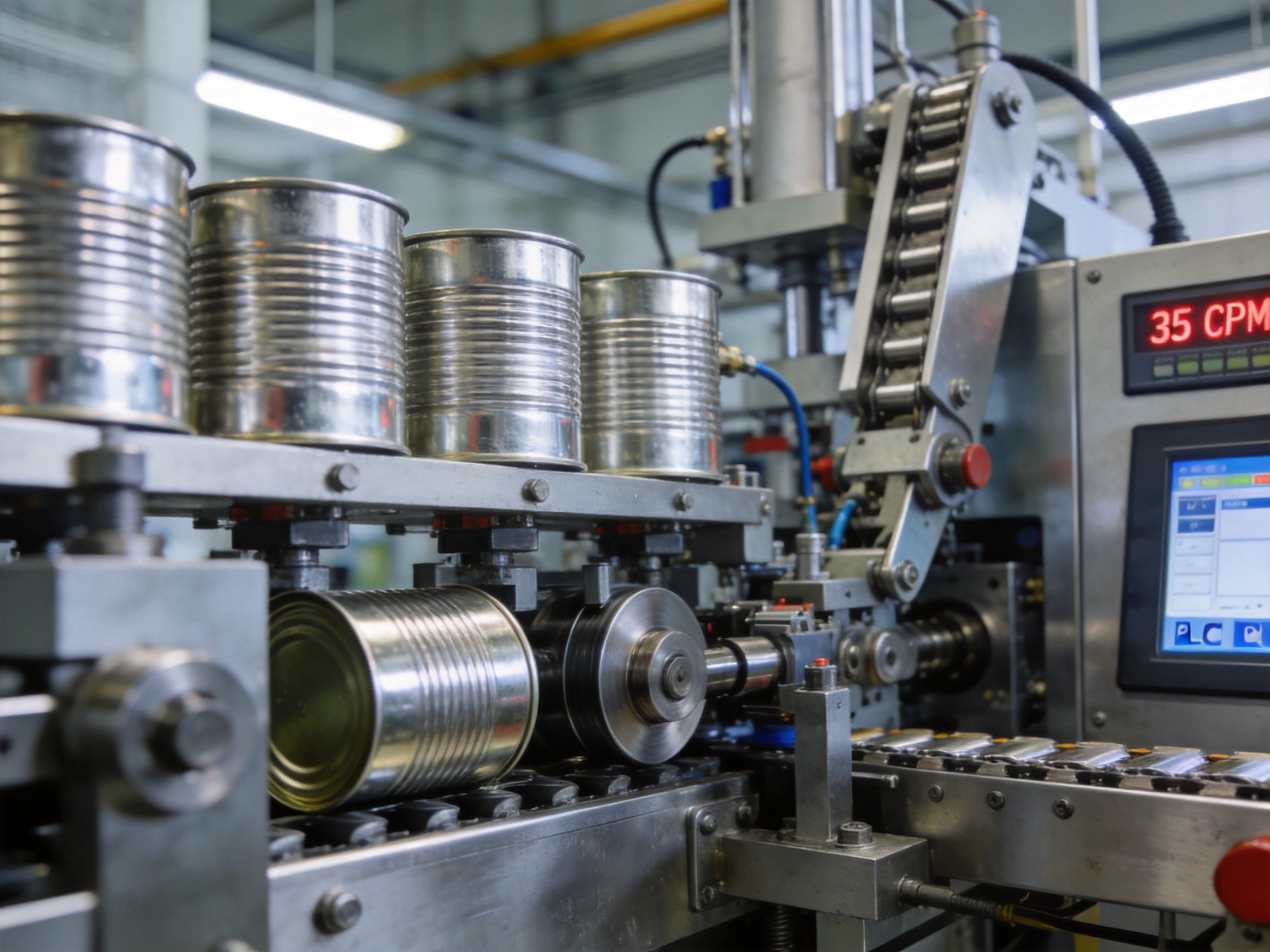 Automatic round can production line 35 CPM - Yongxin Can Equipment