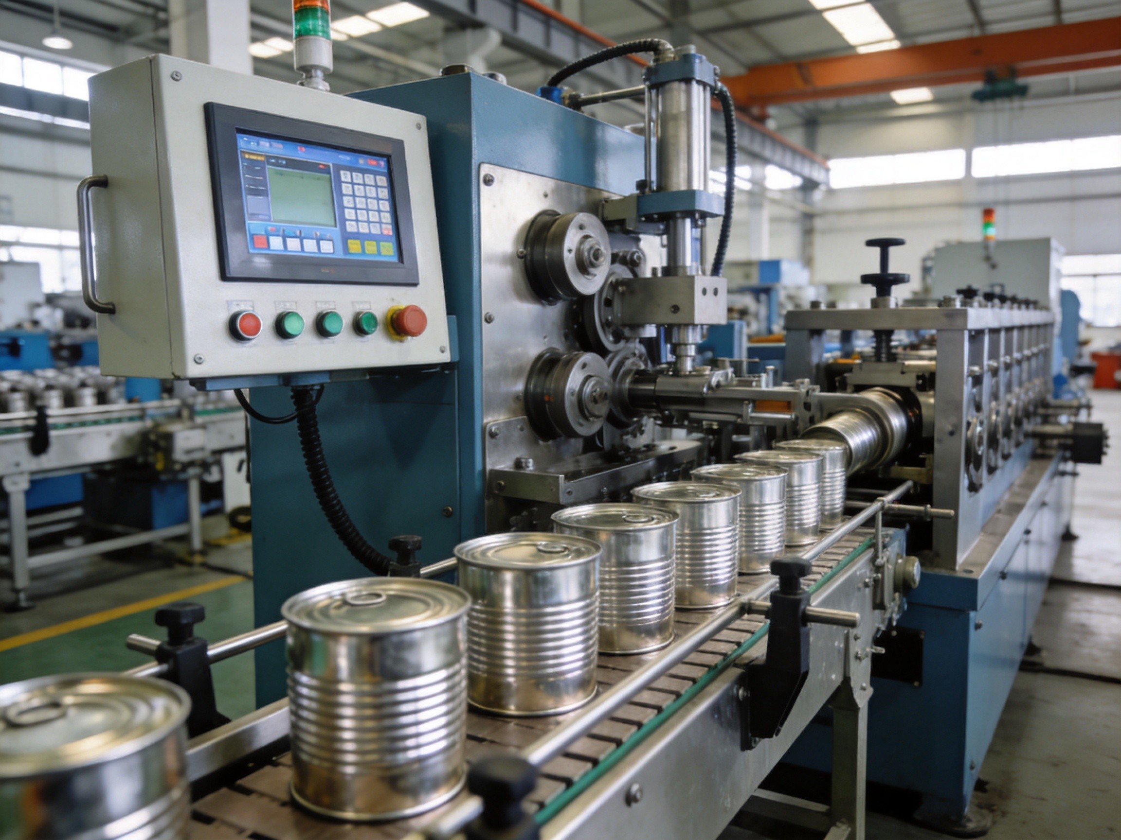 Tin can making machine production line, 30-80 CPM automatic equipment from Jiujiang Yongxin Can Equipment, China