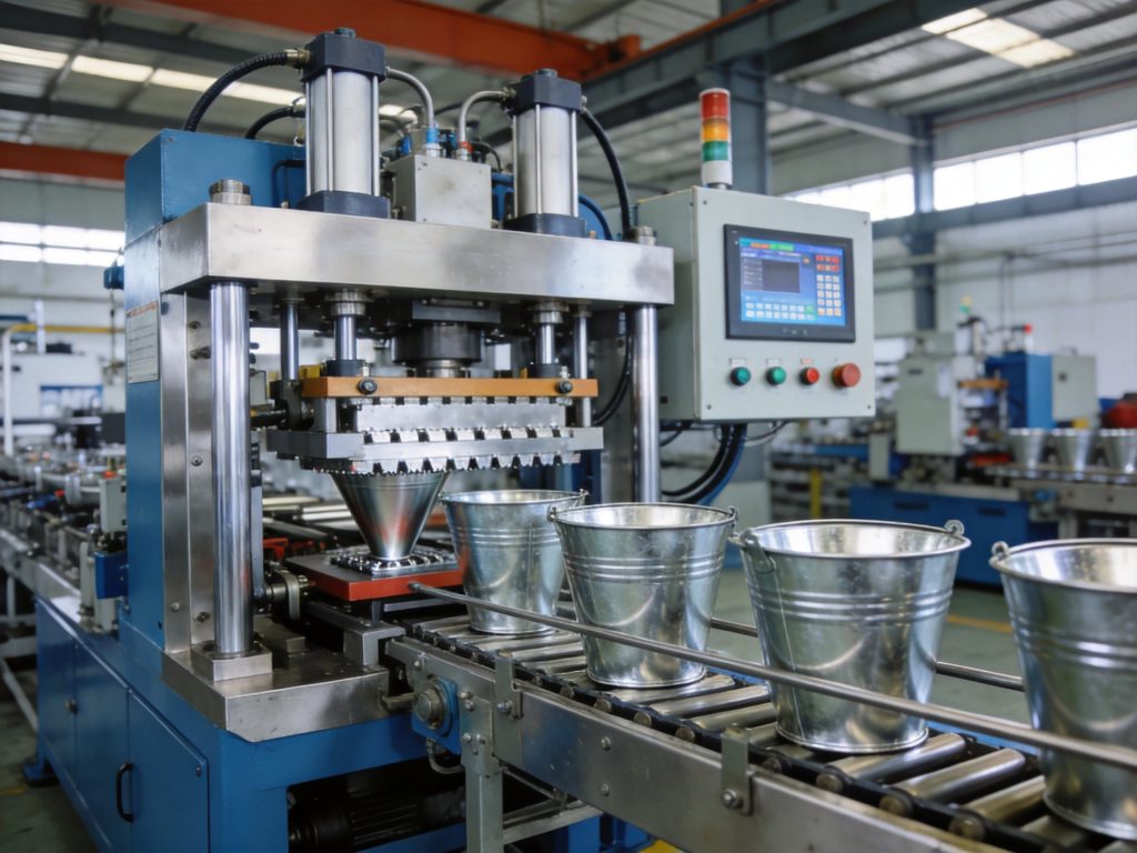 Lubricant Bucket Production Line by Yongxin Can Equipment