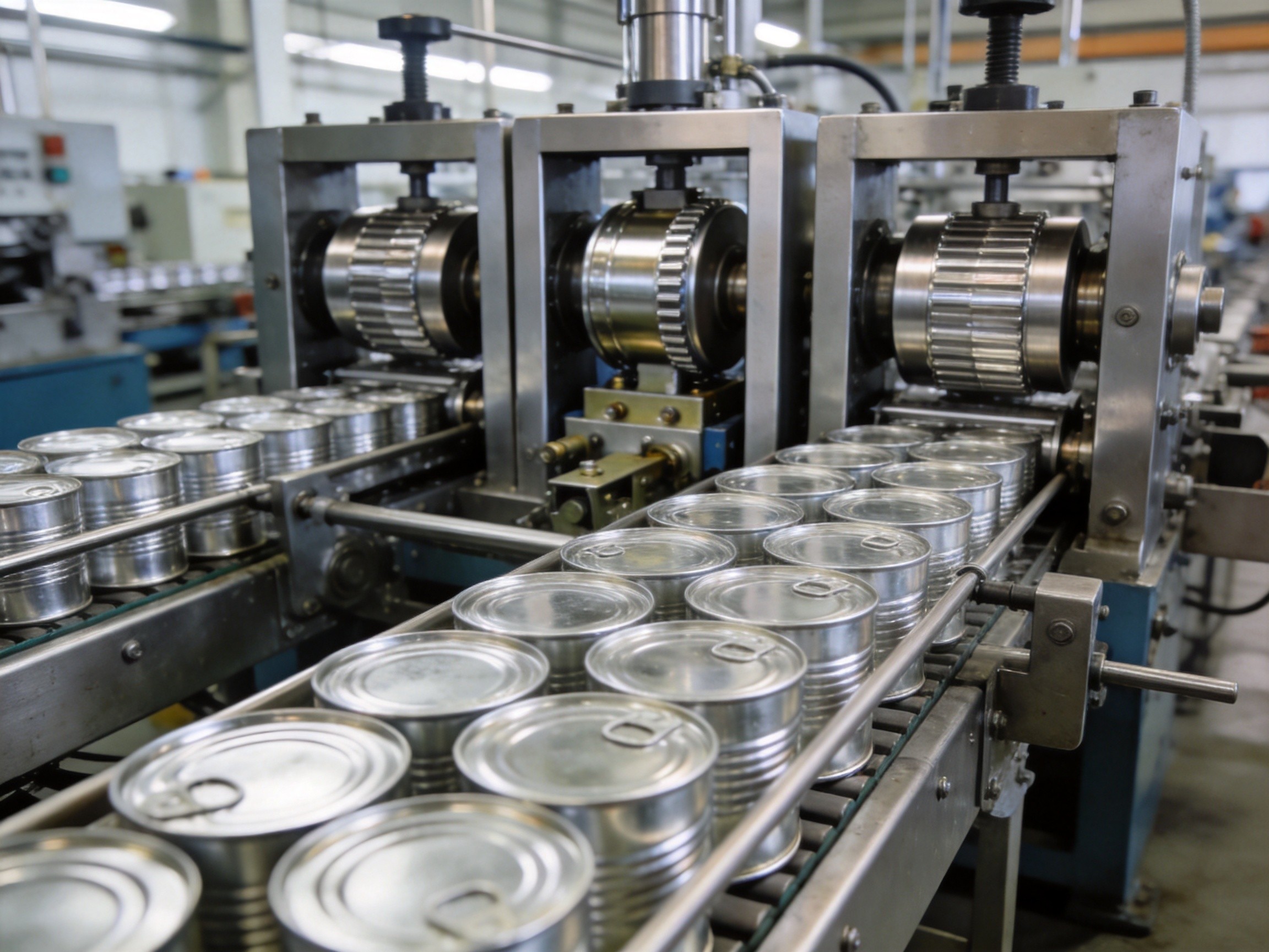 Yongxin paint can making machine China, 3-piece tinplate paint can production line, 15-35 CPM coating container manufacturing
